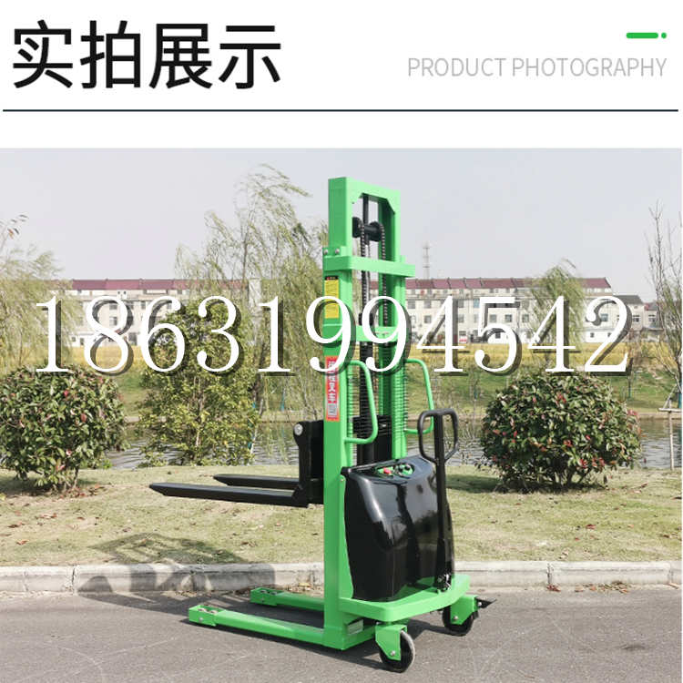 青白江区电动叉车堆高车液压铲车电瓶1吨2吨站驾步行式小型全自动叉车